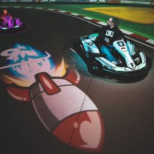 BattleRace bei JKS – Interaktives Kart-Rennen mit Power-Ups