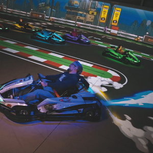 BattleRace bei JKS – Interaktives Kart-Rennen mit Power-Ups