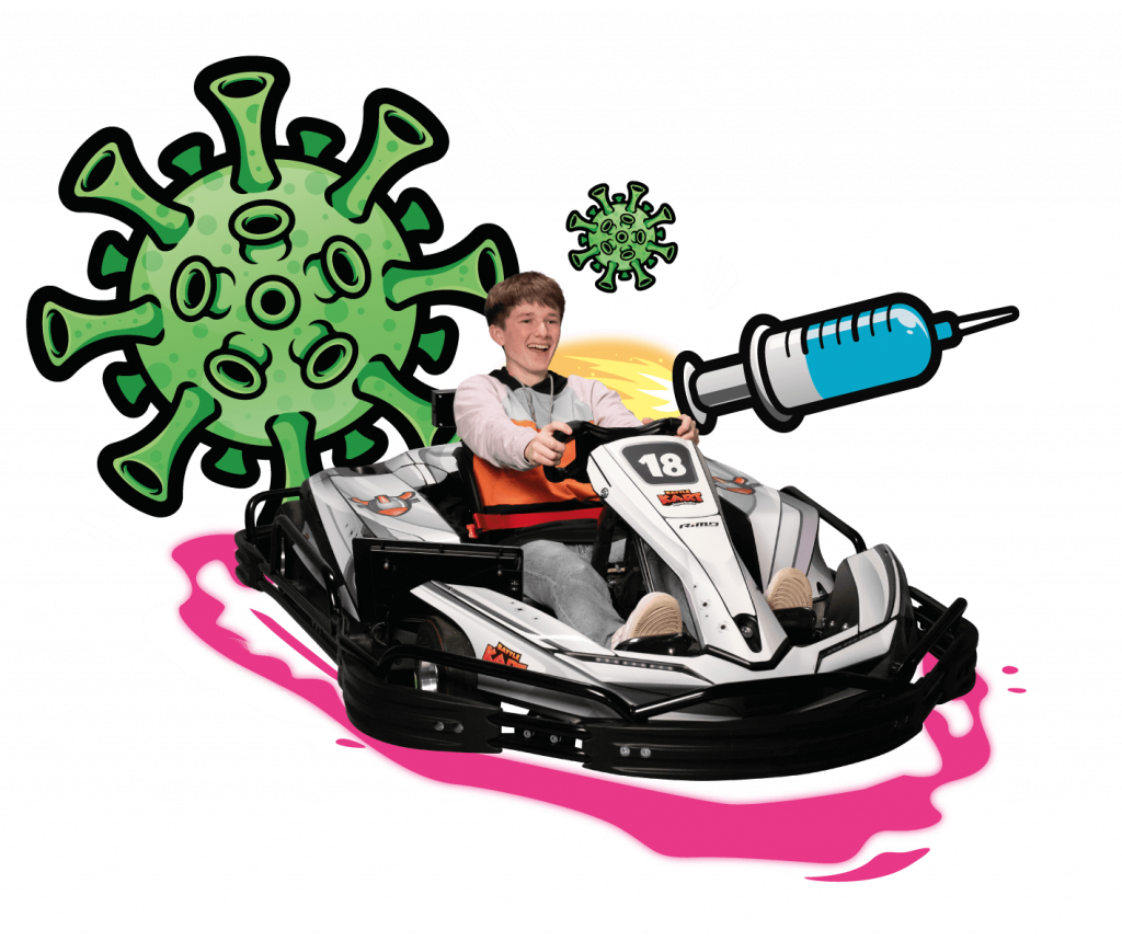 BattleVirus bei JKS – Kooperatives Kart-Spiel gegen das Virus
